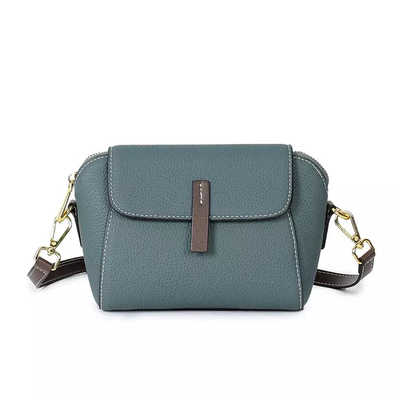 Bolsa Feminina Tiracolo em Couro Elegante Texturizada