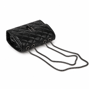 Bolsa Feminina Crossbody Pequena Matelassê Ônix