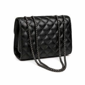 Bolsa Feminina Crossbody Pequena Matelassê Ônix