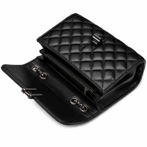 Bolsa Feminina Crossbody Pequena Matelassê Ônix
