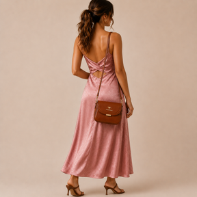 Bolsa Feminina Transversal Pequena em Couro Daily Chic