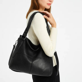 Bolsa Feminina Hobo Grande Em Couro Soft