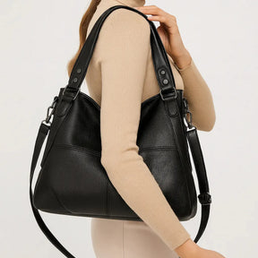 Bolsa Feminina Hobo Grande Em Couro Soft