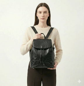 Mochila Feminina Roma em Couro Legítimo