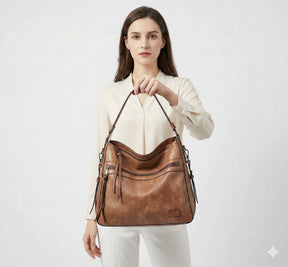 Bolsa Feminina Hobo Grande em Couro Verona