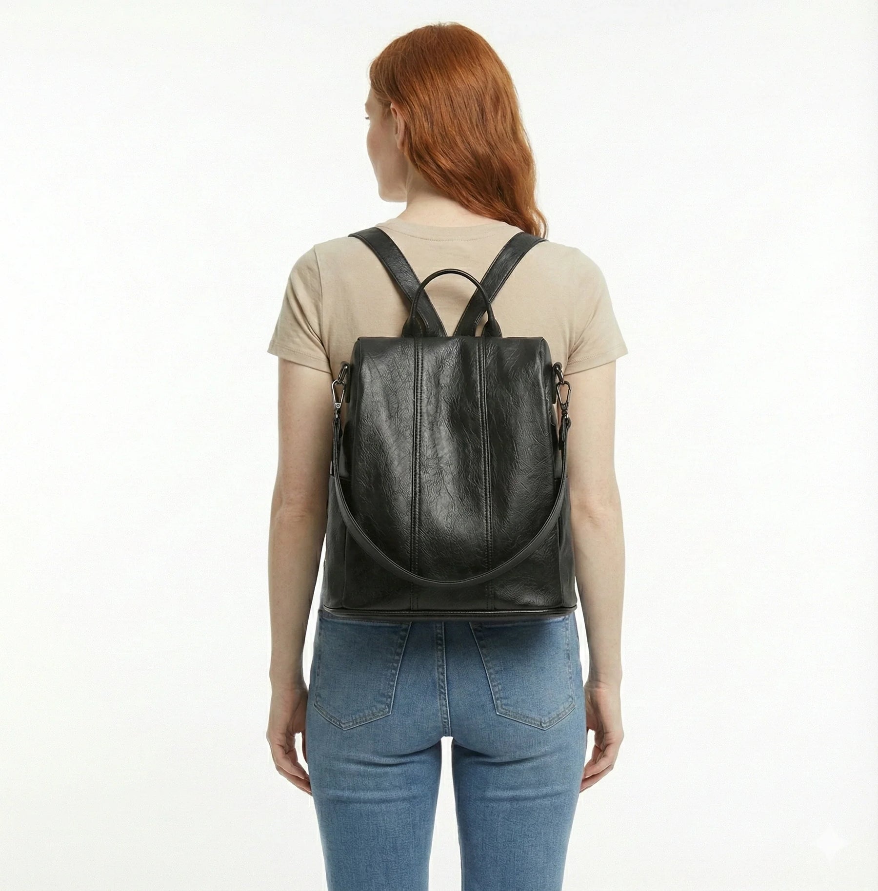 Mochila Feminina Aurora em Couro Legítimo