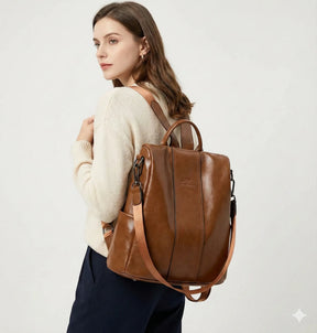 Mochila Feminina Siena em Couro Legítimo