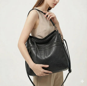 Bolsa Feminina Hobo Grande em Couro Verona