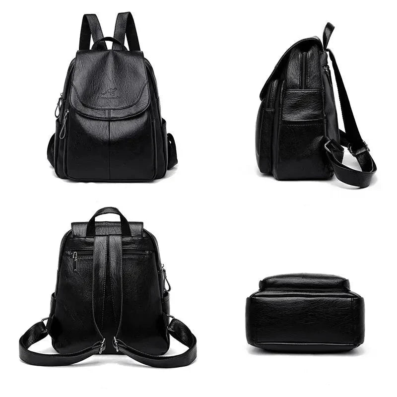 Mochila Feminina Lorenza em Couro Legítimo