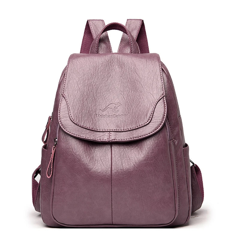 Mochila Feminina Lorenza em Couro Legítimo