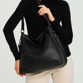 Bolsa Feminina Hobo Grande Em Couro Soft