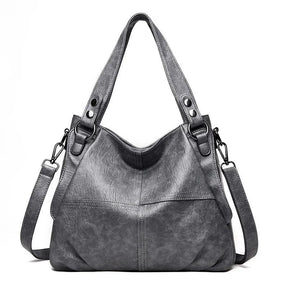 Bolsa Feminina Hobo Grande Em Couro Soft