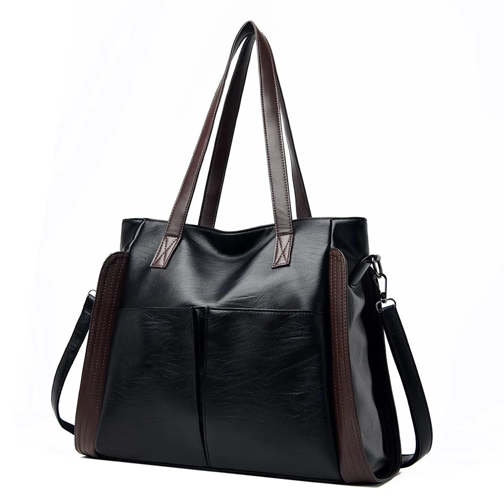 Bolsa Feminina Tote Grande em Couro Gregária