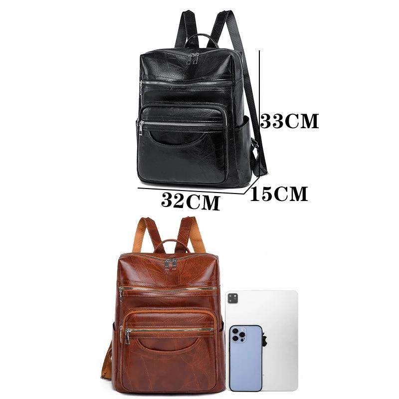Mochila Feminina Bellagio em Couro Legítimo