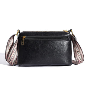 Bolsa Feminina Tiracolo Pequena em Couro Ravena