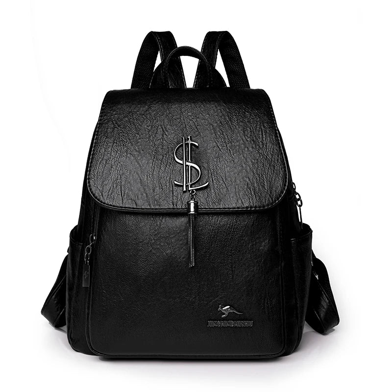 Mochila Feminina Monaco em Couro Legítimo
