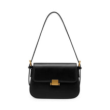 Bolsa Feminina Tiracolo Elegante Fecho Dourado Marrom