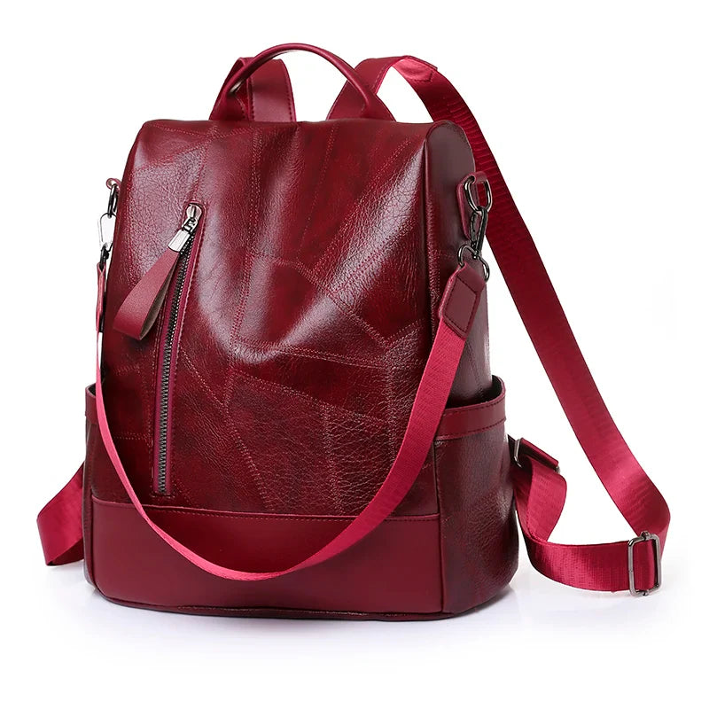 Mochila Feminina Capri em Couro Legítimo