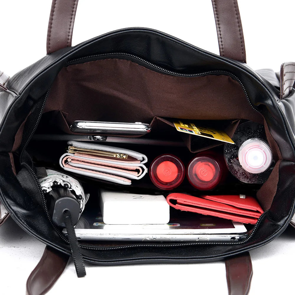 Bolsa Feminina Tote Grande em Couro Gregária
