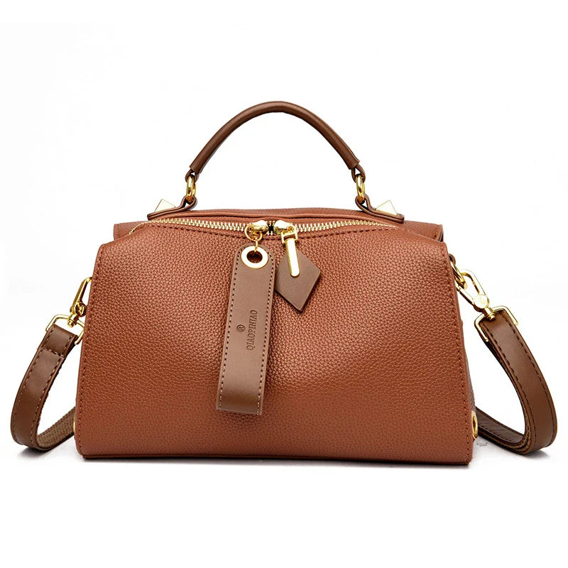 Bolsa Feminina Tiracolo Pequena Em Couro Valériana