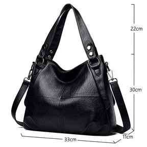 Bolsa Feminina Hobo Grande Em Couro Soft
