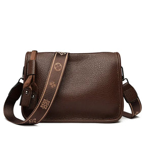 Bolsa Feminina Tiracolo Pequena em Couro Soft Premium