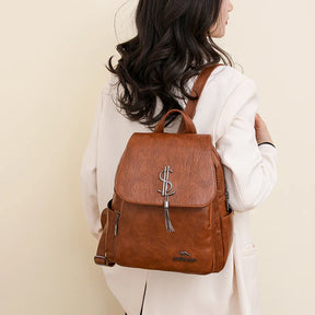 Mochila Feminina Monaco em Couro Legítimo