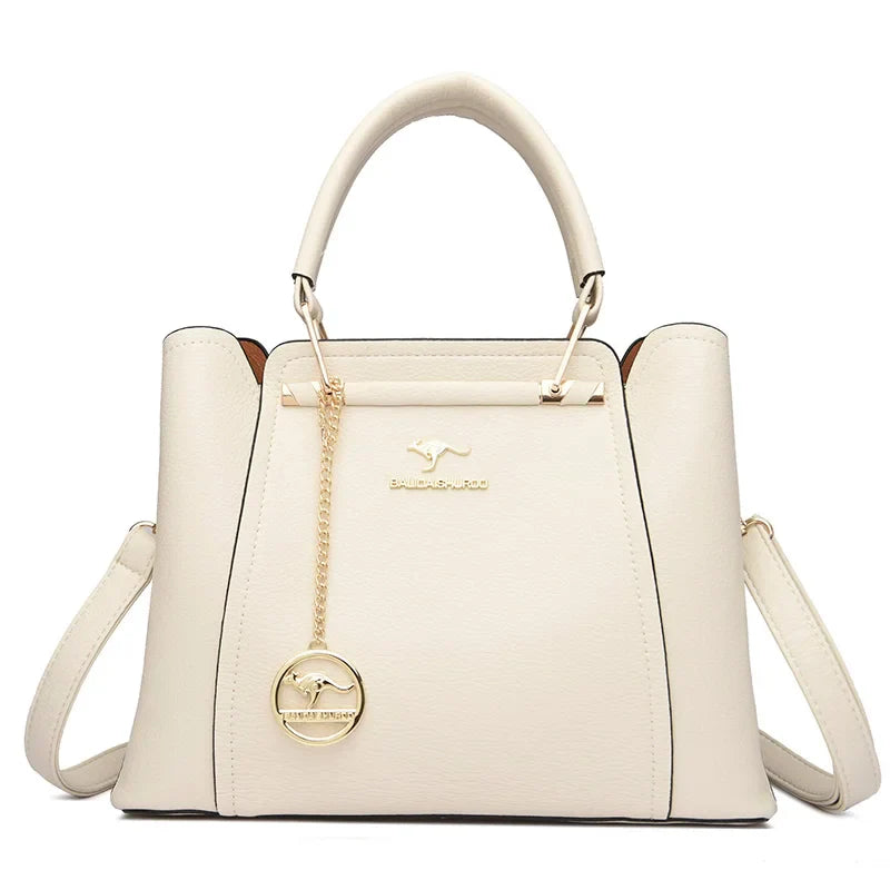 Bolsa Feminina  Tote Média em Couro Gisely
