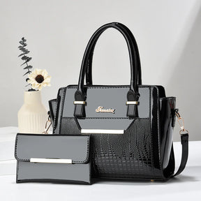 Bolsa Feminina Tote média em Couro Legítimo Andrea
