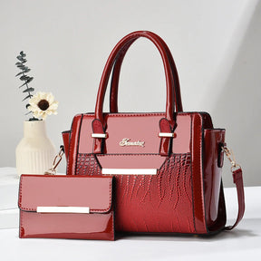 Bolsa Feminina Tote média em Couro Legítimo Andrea