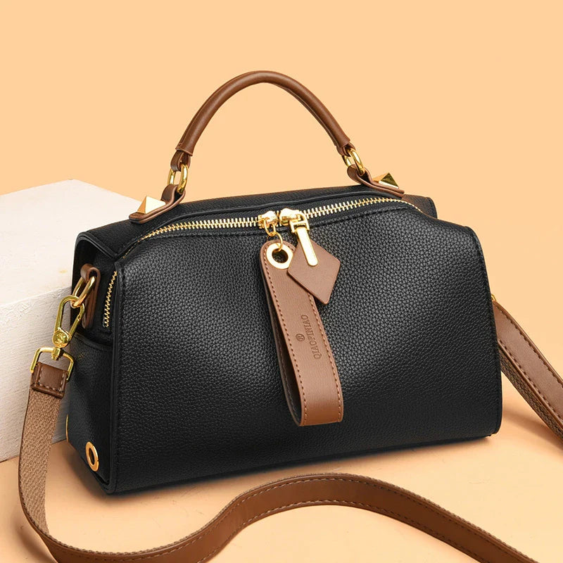 Bolsa Feminina Tiracolo Pequena Em Couro Valériana