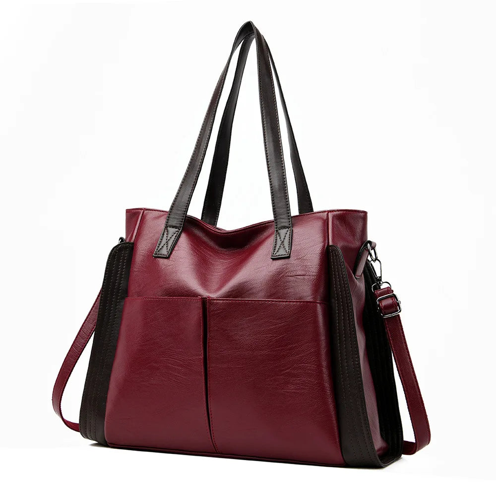 Bolsa Feminina Tote Grande em Couro Gregária
