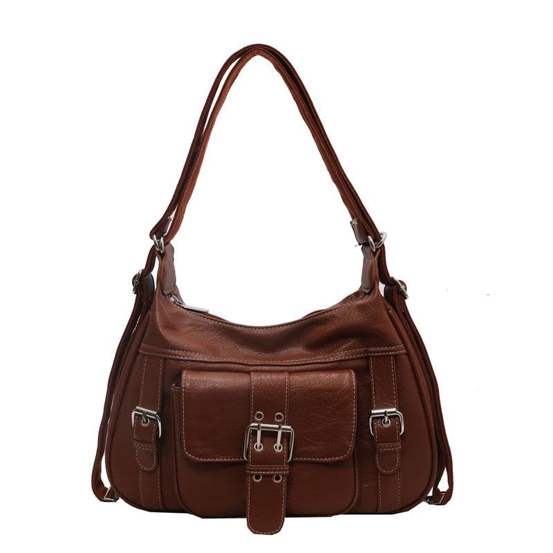 Bolsa Feminina Hobo Média em Couro Andreina