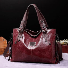 Bolsa Feminina Tote Grande em Couro Morgana