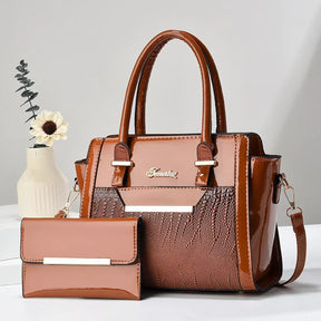 Bolsa Feminina Tote média em Couro Legítimo Andrea