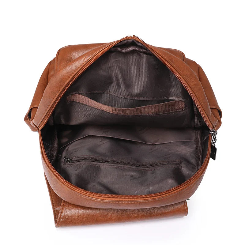 Mochila Feminina Monaco em Couro Legítimo