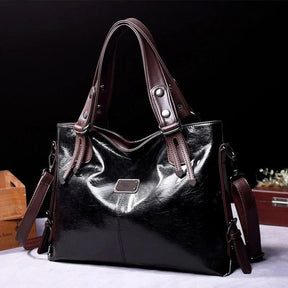 Bolsa Feminina Tote Grande em Couro Morgana