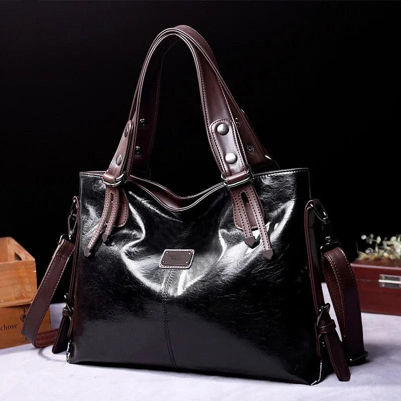 Bolsa Feminina Tote Grande em Couro Morgana