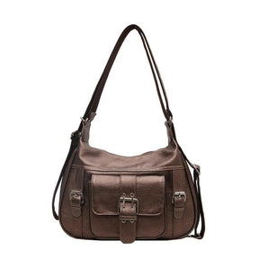 Bolsa Feminina Hobo Média em Couro Andreina