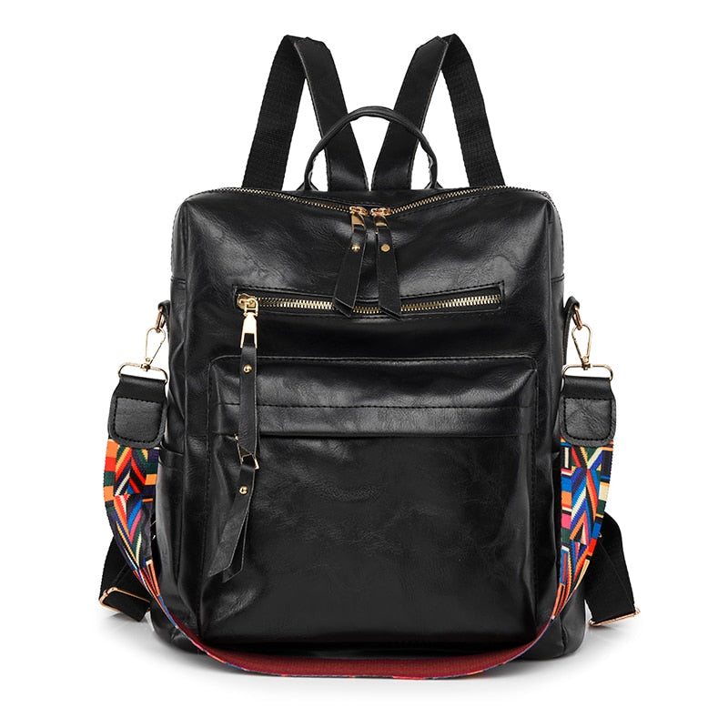 Mochila Feminina Executiva Em Couro Legítimo