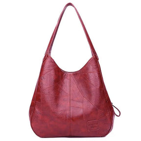 Bolsa Feminina Hobo Grande em Couro Vintage