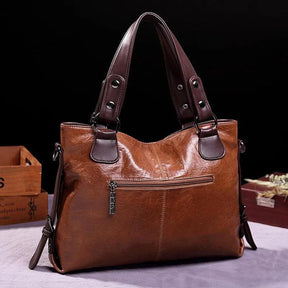 Bolsa Feminina Tote Grande em Couro Morgana
