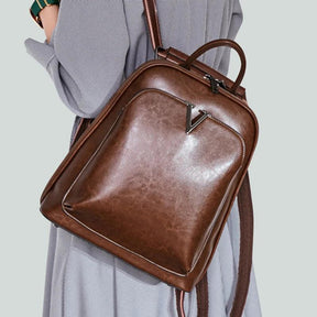 Mochila Feminina Vittoria em Couro Legítimo