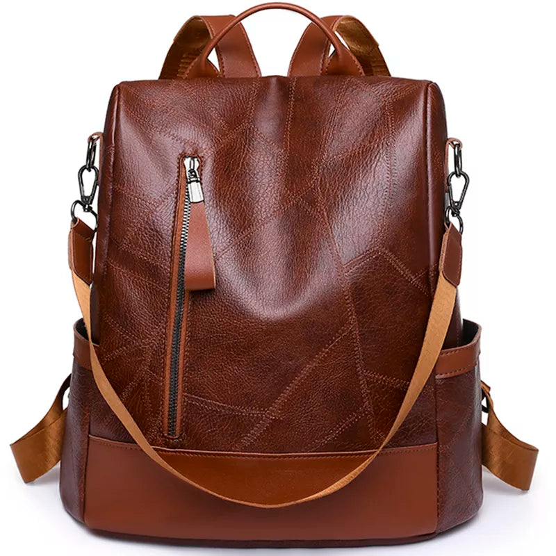 Mochila Feminina Capri em Couro Legítimo