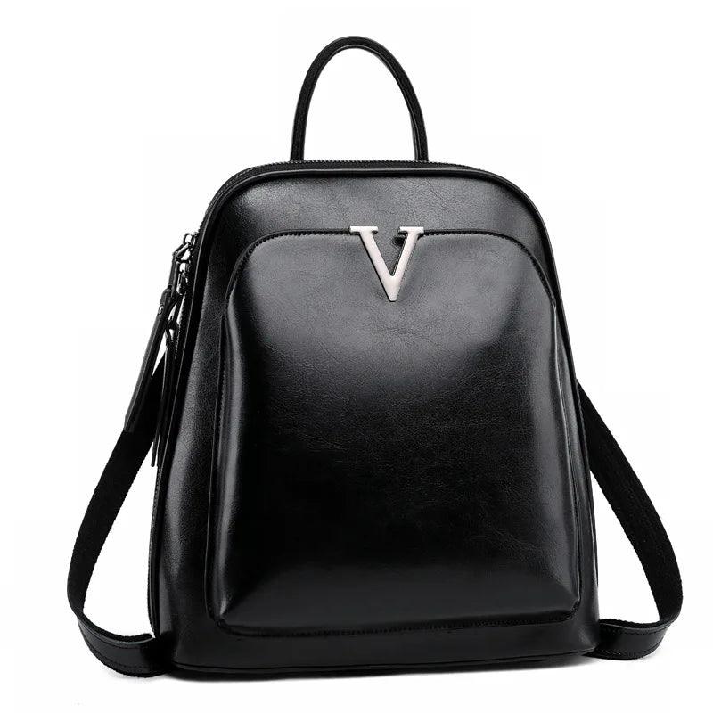 Mochila Feminina Vittoria em Couro Legítimo