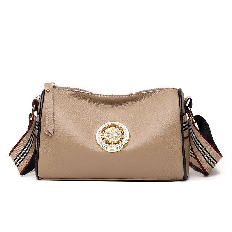 Bolsa Feminina Crossbody Pequena Casual Chic Off White