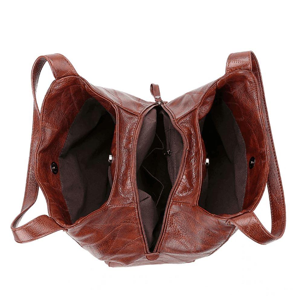 Bolsa Feminina Hobo Grande em Couro Tereza