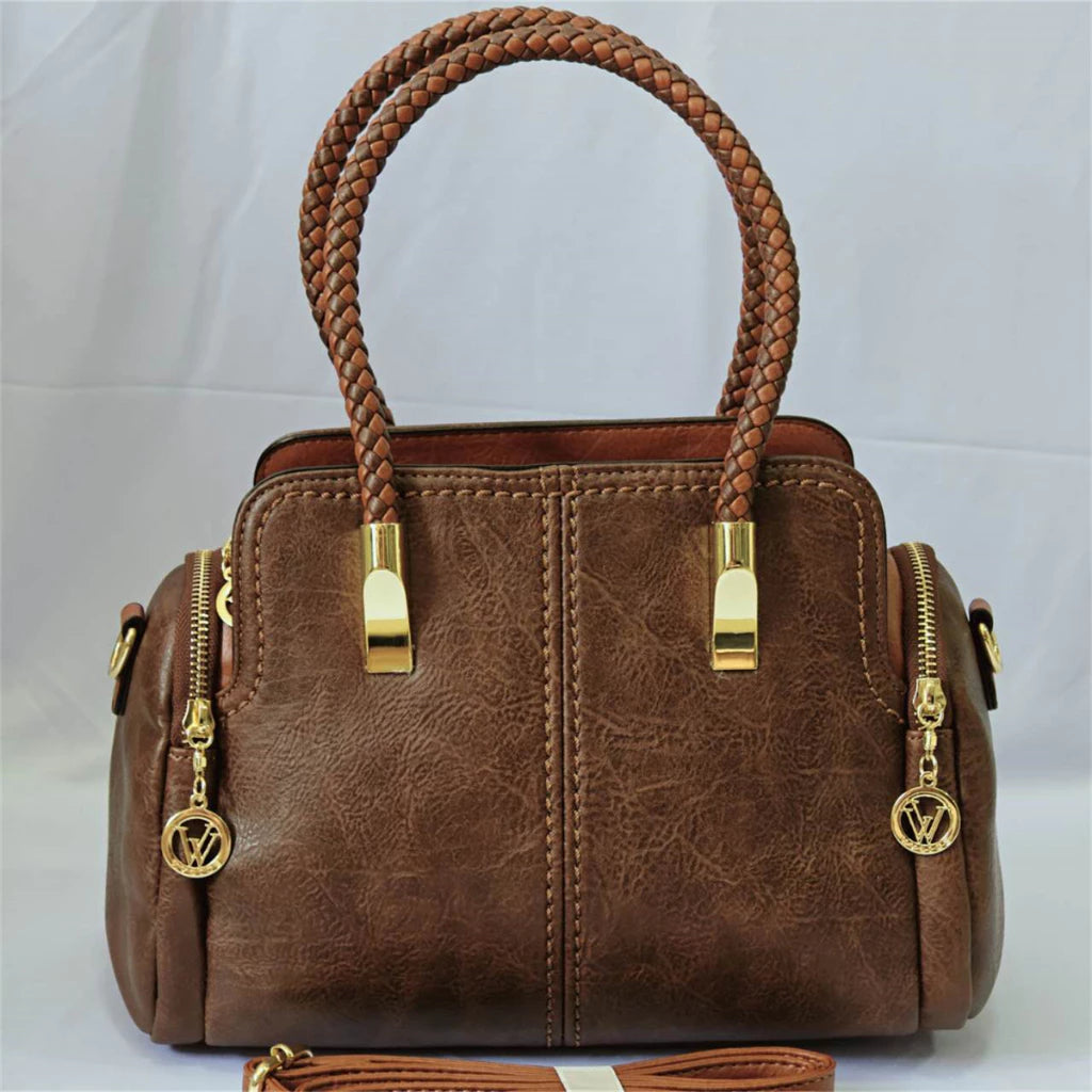 Bolsa Feminina Tiracolo Média em Couro Rosália