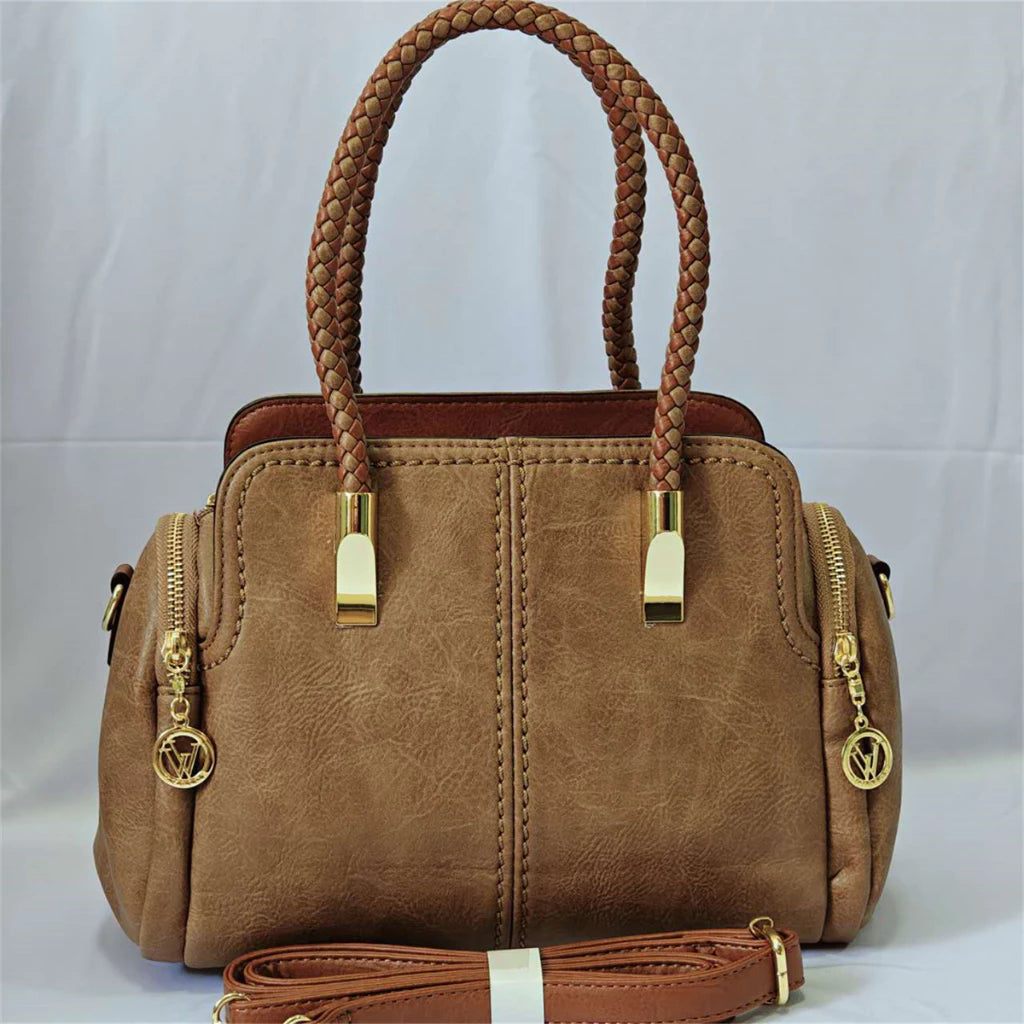 Bolsa Feminina Tiracolo Média em Couro Rosália