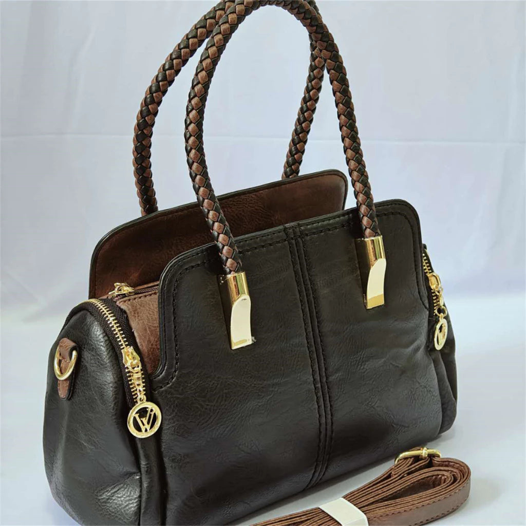 Bolsa Feminina Tiracolo Média em Couro Rosália